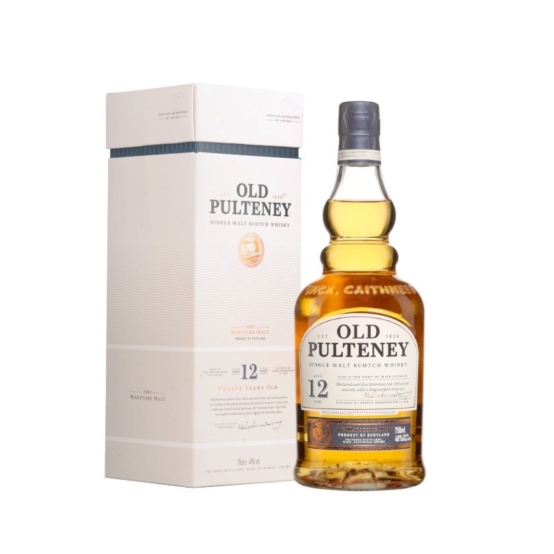 OLD PULTENEY MALTA 12 AÑOS 700 ML.                