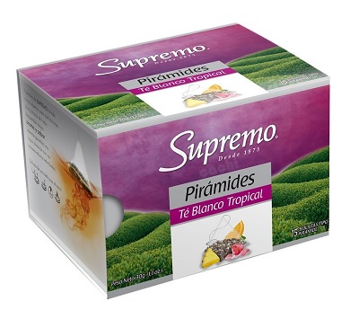 TE SUPREMO 15 BOLSITAS BLANCO TROPICAL            