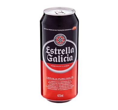 CERVEZA ESTRELLA DE GALICIA LATA 473 ML