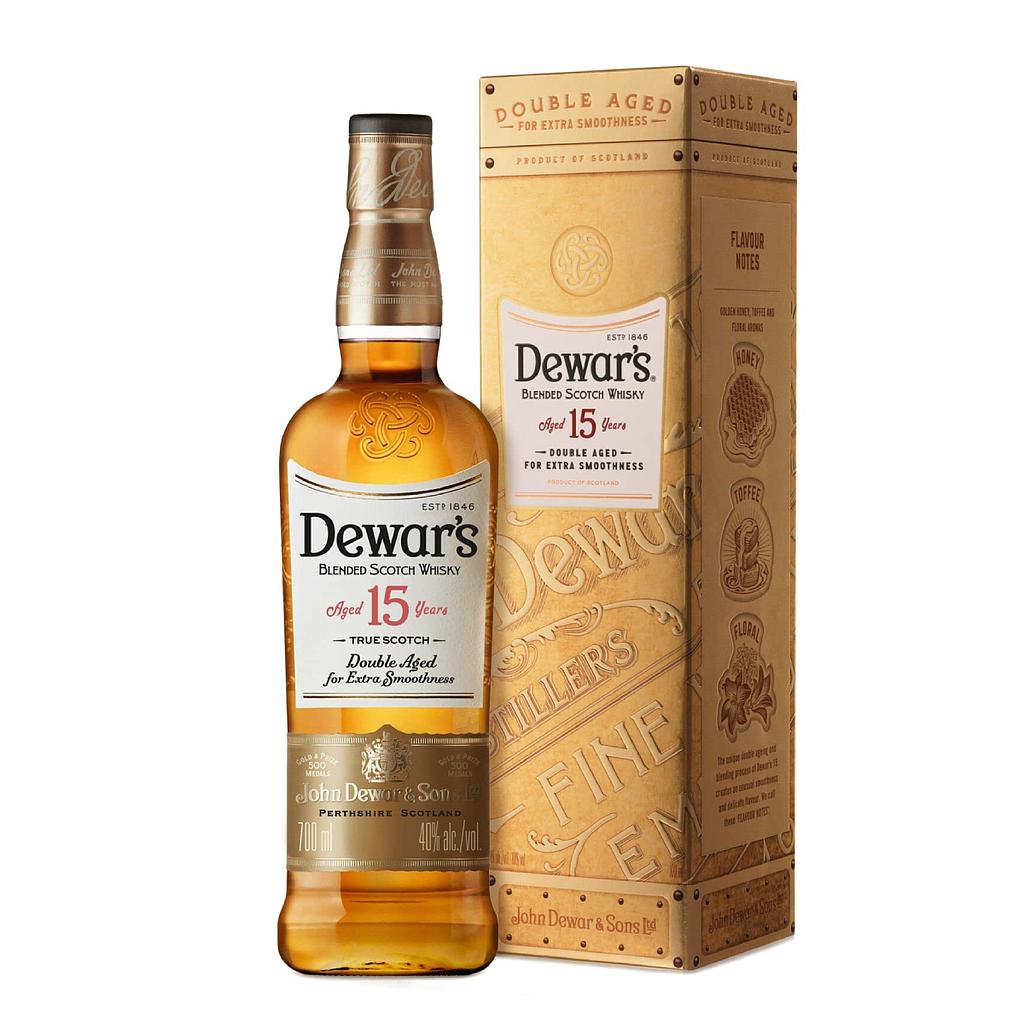 WHISKY ESCOCES DEWAR'S 15 AÑOS 1L