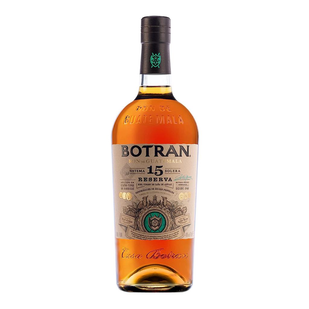 RON BOTRAN RESERVA 15 AÑOS 750 ML                 