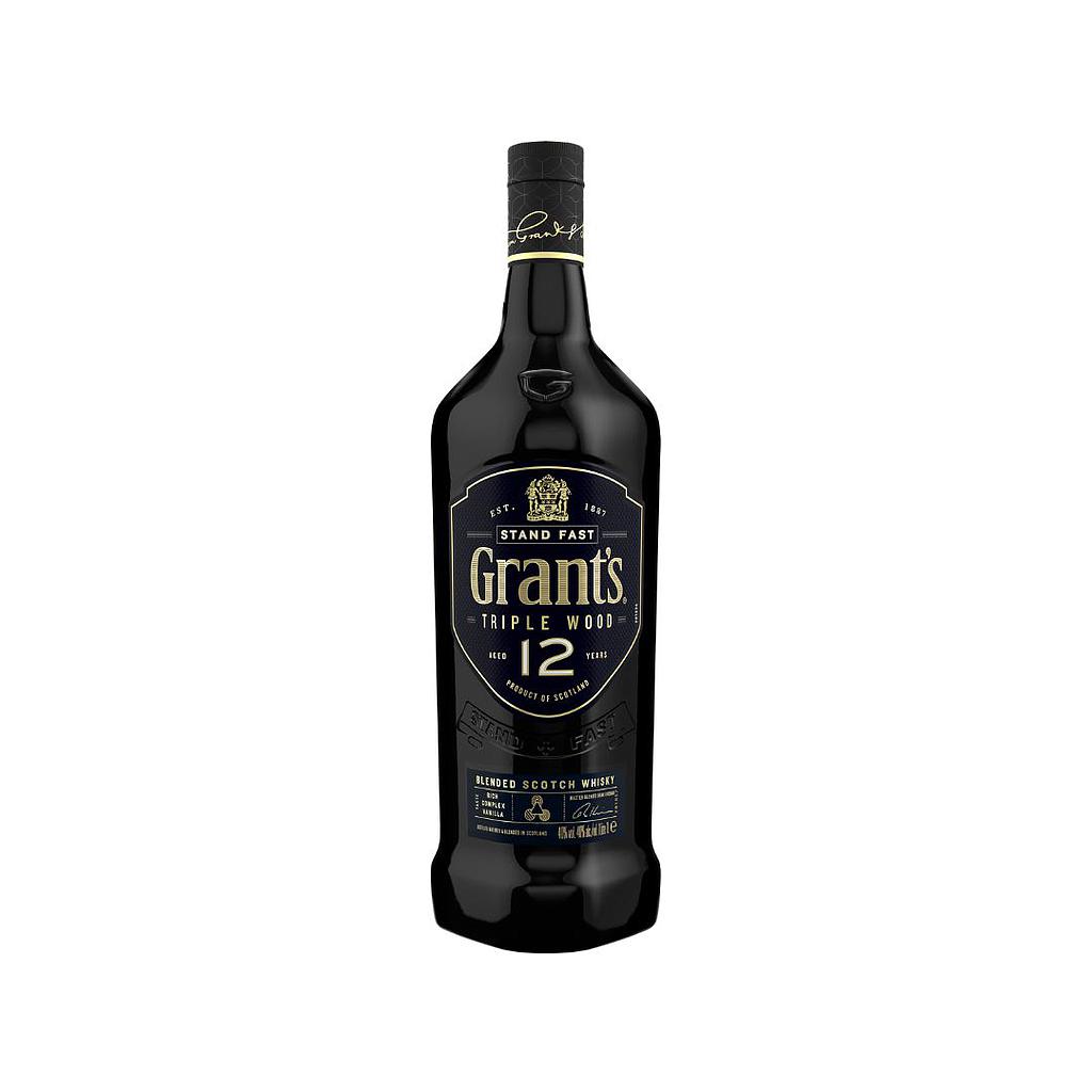 WHISKY ESCOCES GRANTS 12 AÑOS 1L
