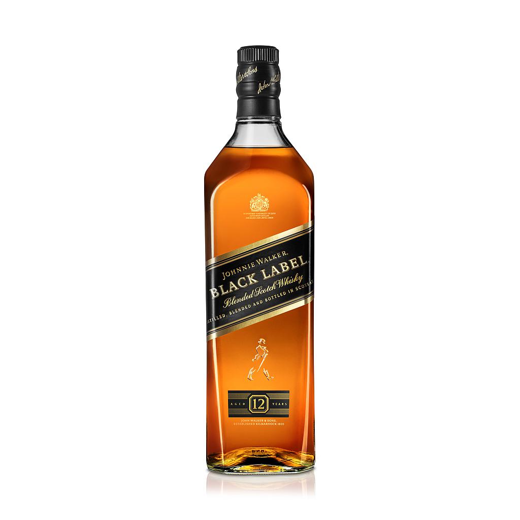 WHISKY ESCOCES JOHNNIE WALKER BLACK LABEL 1L