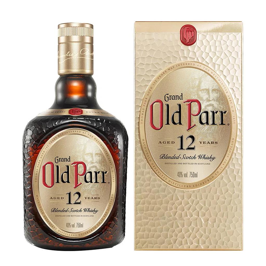 WHISKY ESCOCES OLD PARR 12 AÑOS 1L